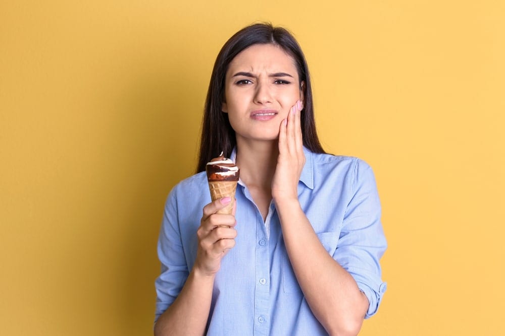 tooth sensitivity while eating ice cream